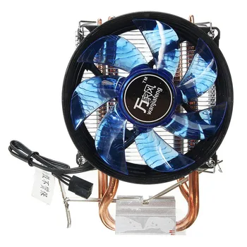 

Newest LED CPU Cooler Cooling Fan Quiet Fan Cooler Copper Heatsink for Intel Socket LGA1156/1155/775 AMD AM3 120x90x62mm