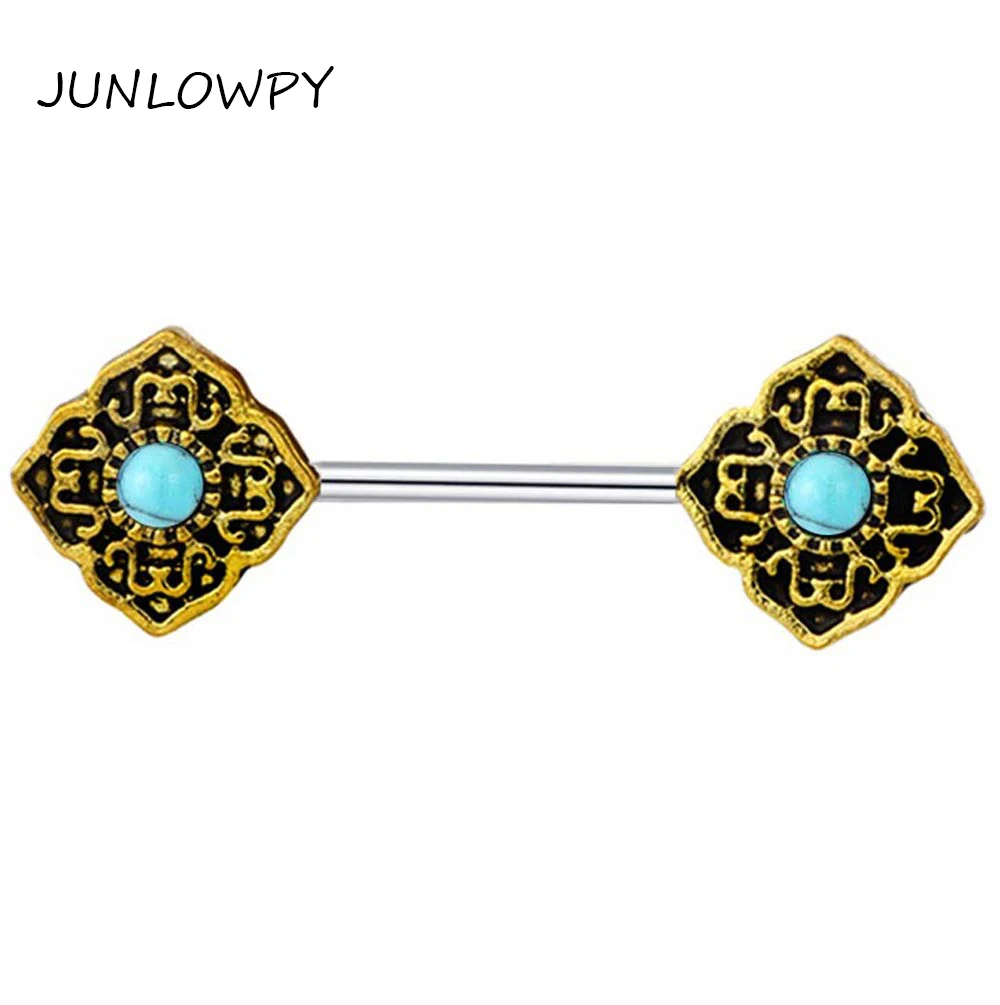 JUNLOWPY Nipple Piercing Rings Bar Barbells Body Jewelry Piercing Ombligo Nombril Earring Opal JUNLOWPY Nipple Piercing Rings Bar Barbells Body Jewelry Piercing Ombligo Nombril Earring Opal