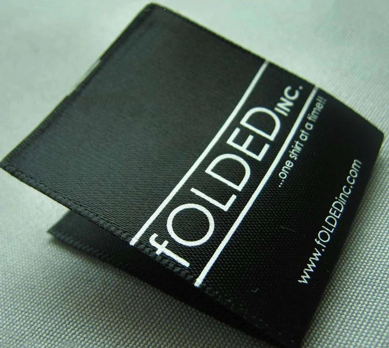Wholesale Free shipping 1000pcs customized cotton big garment labels