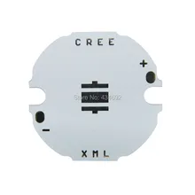Профессиональный Белый CREE XML XM-L T5 T6 светодиодный PCB алюминиевая Базовая Пластина Монтажная плата 25 мм диаметр для DIY светодиодный фонарь светильник 30 шт./лот