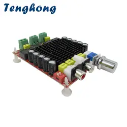 Tenghong TDA7498 Мощность цифровой усилитель доска 100 W * 2 класса D Двухканальный аудио автомобильный усилитель DC14-34V Amplificador Динамик DIY