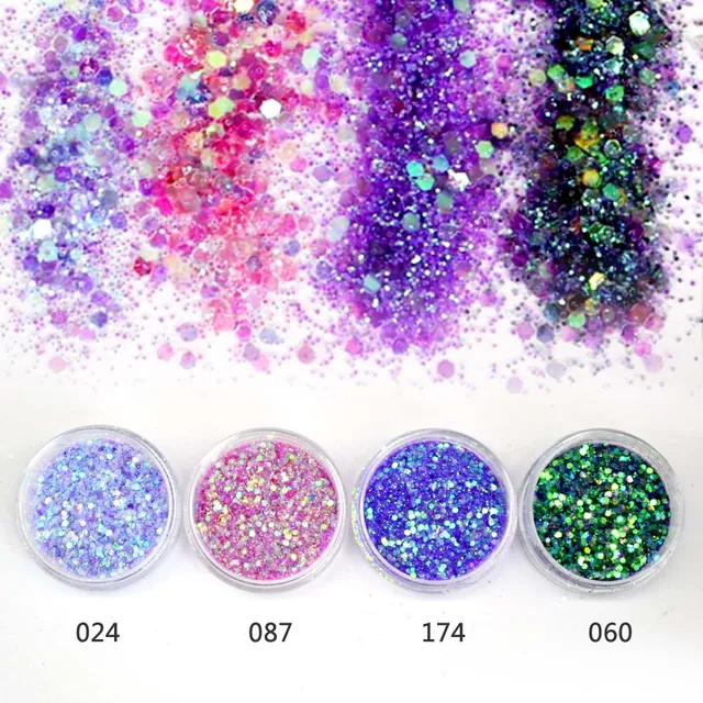 holographic glitter powder sequins