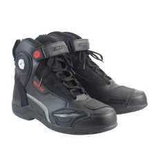 SCOYCO MBT015 Moto Racing Leather Motorcycle Boots Shoes Motorbike Riding Sport Road SPEED Professional Botas Men Women Black
