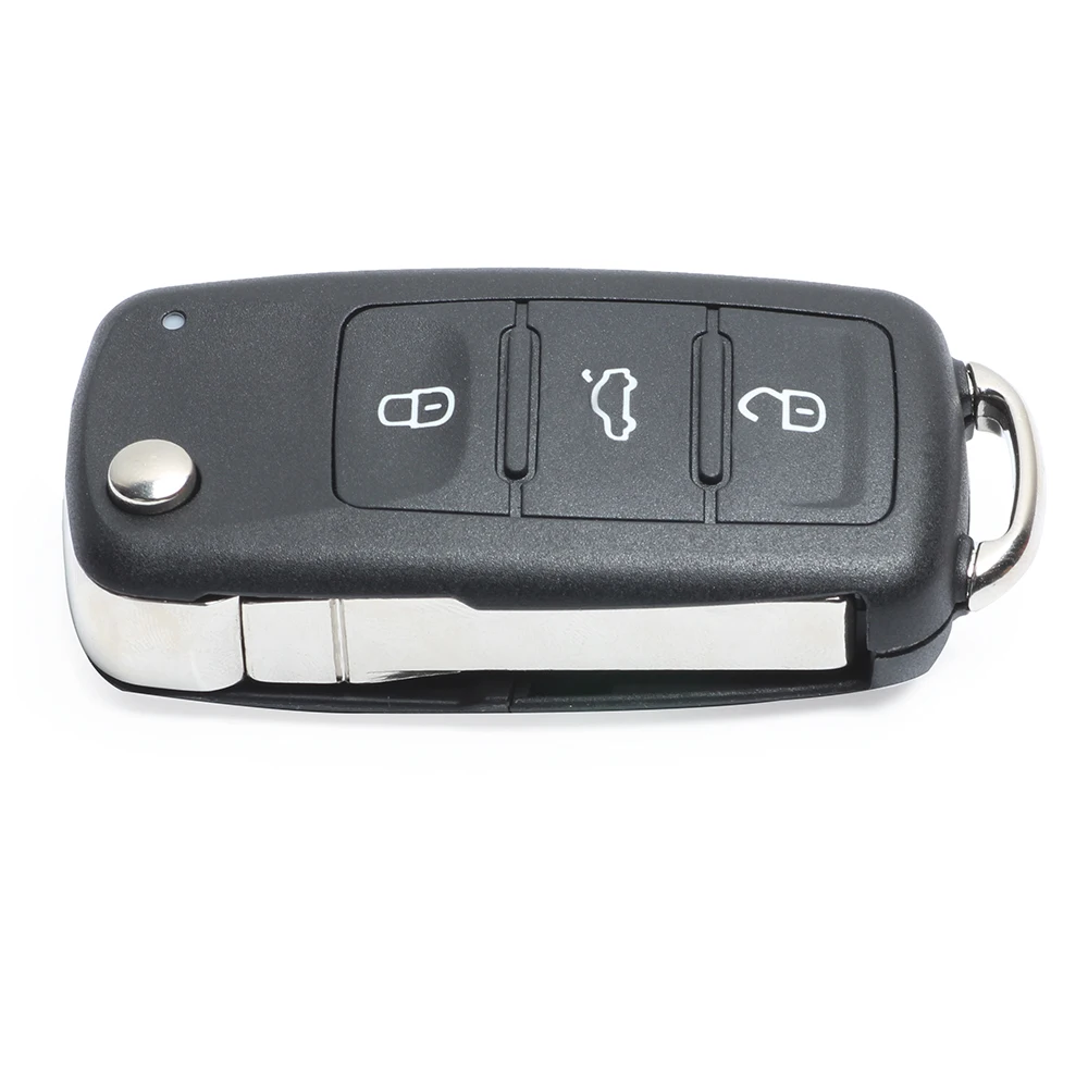 Keyecu дистанционный ключ брелок от машины 434 МГц CAN ID48 для Фольксваген Toureg Beetle Golf Jetta