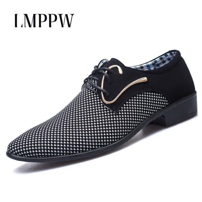

Fashion Men Flat Shoes Business Casual Men Leather Shoes Pointed Breathable Oxford Shoes Brand Design Men Dress Leather Shoes