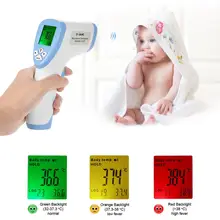 Digital Infrared Baby Adult Thermometer Non-contact Forehead Electronic boby Temperature LCD Backlight Termometro Infravermelh