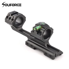 2 стиля высокое качество 3 винта 25,4/30 мм кольцо прицела Расширенная рельсовая база с пузырьковым уровнем и компасом подходит 20 мм рейка