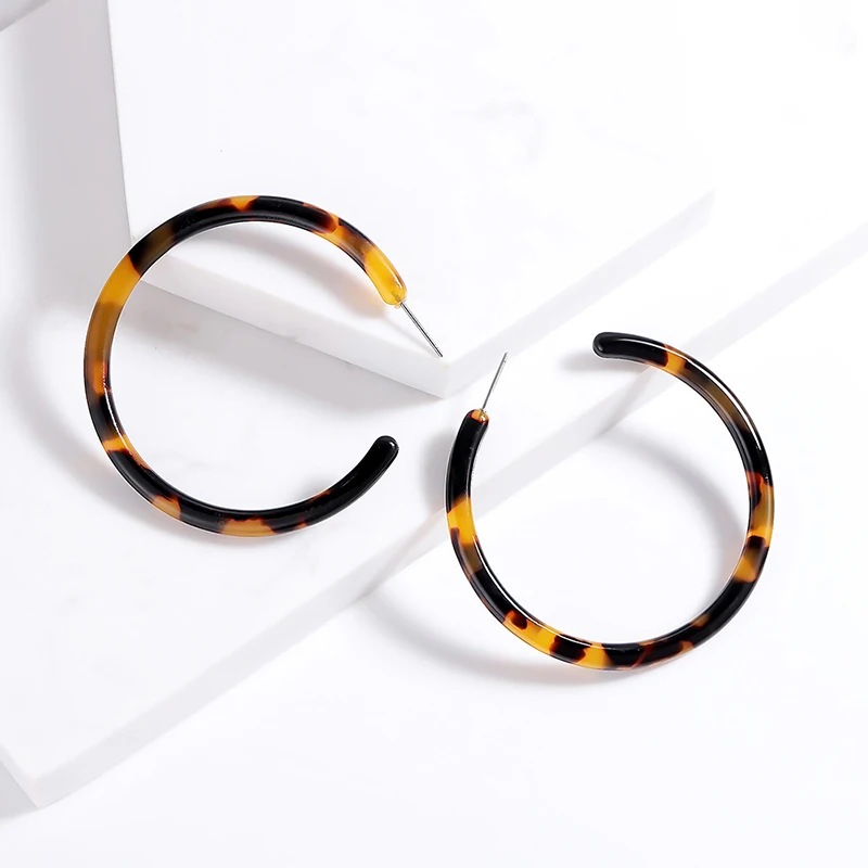 

2019 Trendy Brincos Leopard Tortoiseshell Earring For Women Earring for Women Elegant Design Jewelry Female Eardrop pendientes