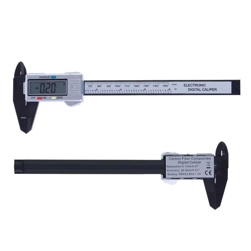 Digital Caliper 6 inch Electronic Vernier Caliper 100mm Calliper Micrometer Digital Ruler Measuring Tool 150mm 0.1mm