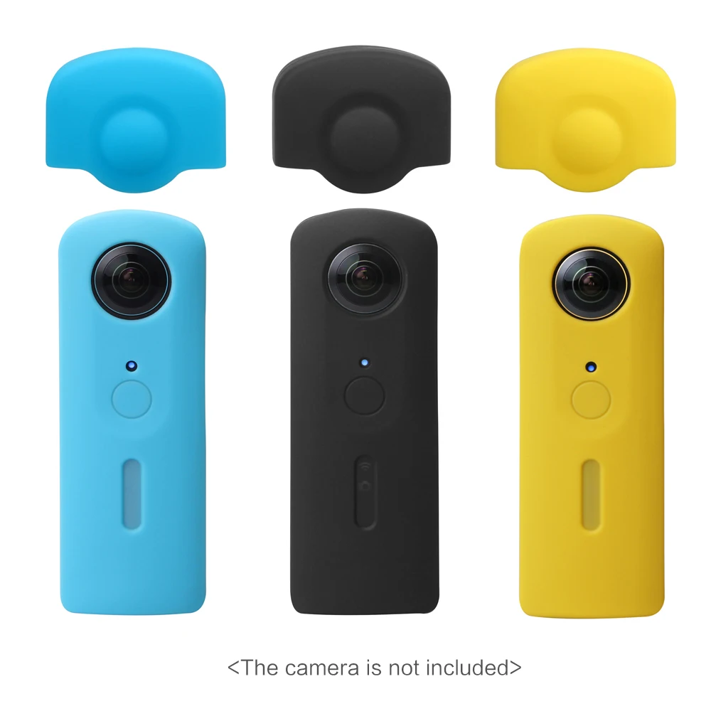 

Andoer Protective Silicone Rubber Camera Cover Soft Case Protector Skin Cover for Ricoh Theta S 360 Degree Panoramic Camera