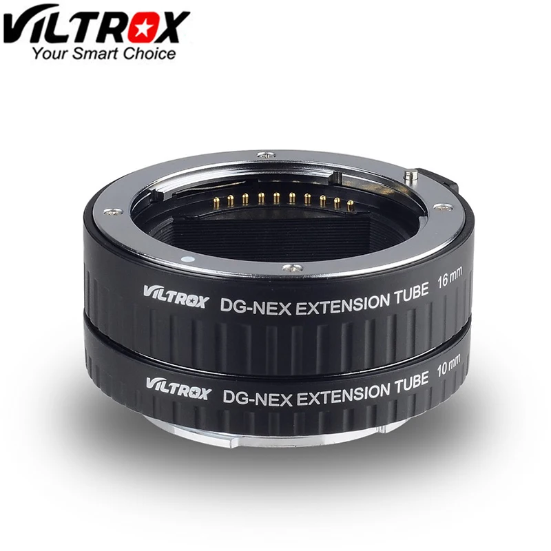 

Viltrox DG-NEX Auto Focus Macro Extension Tube ring for SONY E-Mount NEX-5R NEX-5/6/7 A7 A7R A7S A7SII NEX-7 A6000 A6300