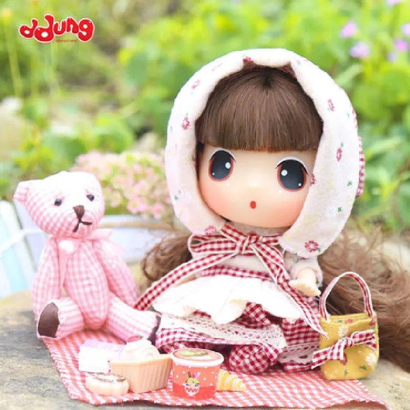 Ddung Broken Flower Skirt Pastoral Wind Doll Diy Dressing Gift Box Collection Girl Gift