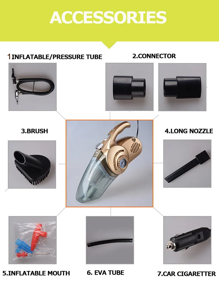 Vacuum Cleaner with inflator pump (9)