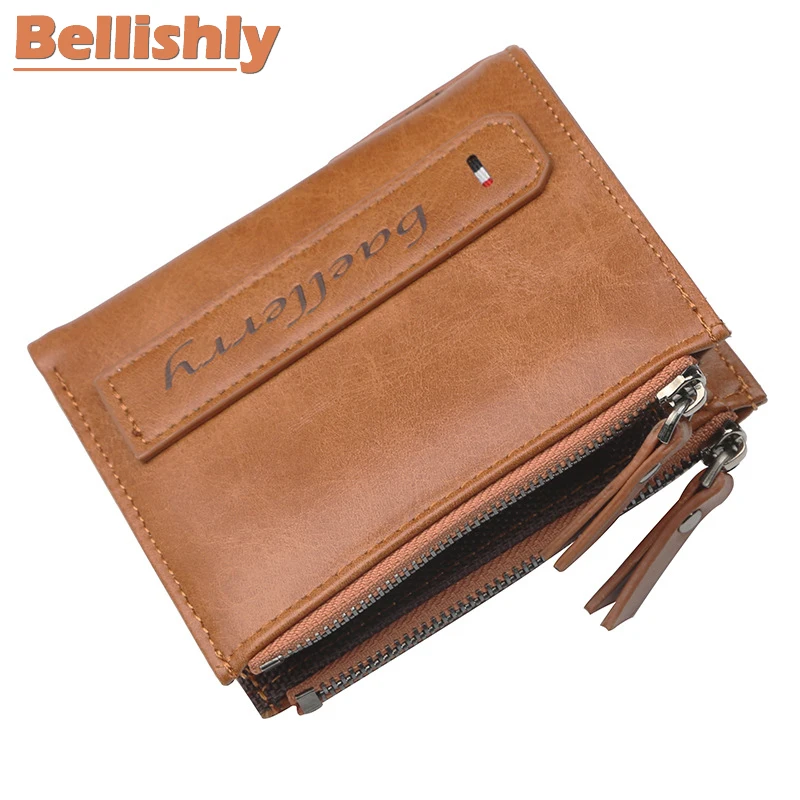 

Bellishly 2019 famous Brand portemonee mens fashion designer wallet men coin porta moedas Top Leather purse luxury M carteras