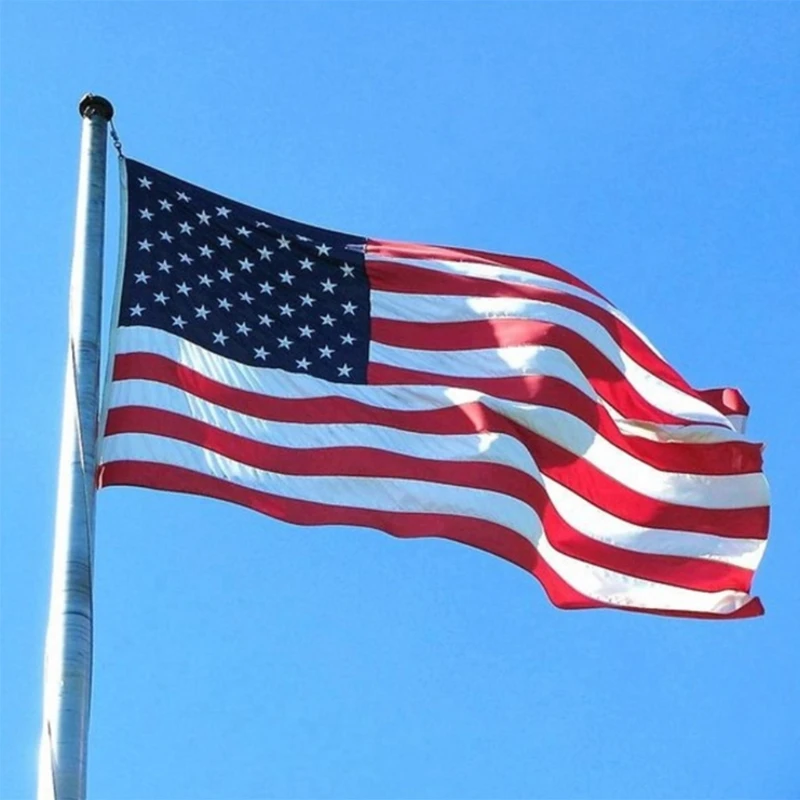 Горячие 90x150 см Американский флаг полиэстер флаг для наружного и внутреннего размещения домашнее украшение флаги США A89