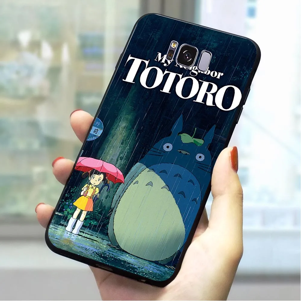 

Neighbor Totoro Soft TPU Cover for Samsung Galaxy A8 2018 Phone Case for A9 A10 A20 A30 A40 A50 A70 A3 A5 2016 A6 2017 A7