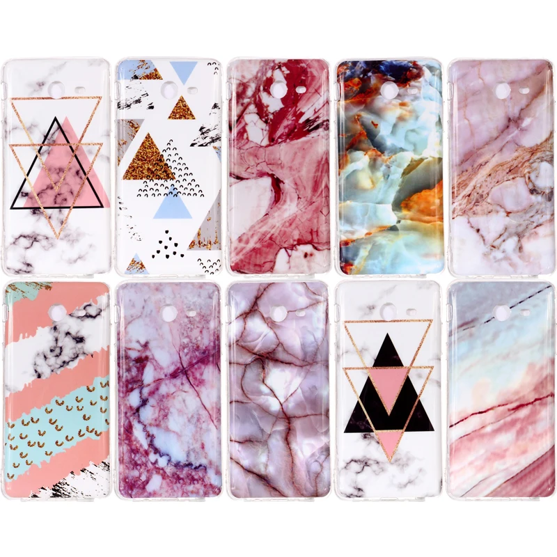 

Fashion Marble Soft TPU Case Cellular Phone Silicone Cover Shell Coque Fundas Hull for Samsung Galaxy J3 J5 J7 2017 US