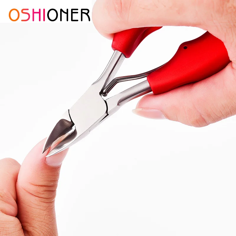 

OSHIONER Toe Nail Clippers for Ingrown Toenail Correction Nail Nippers Cutters Dead Skin Podiatry Pedicure Care Tool