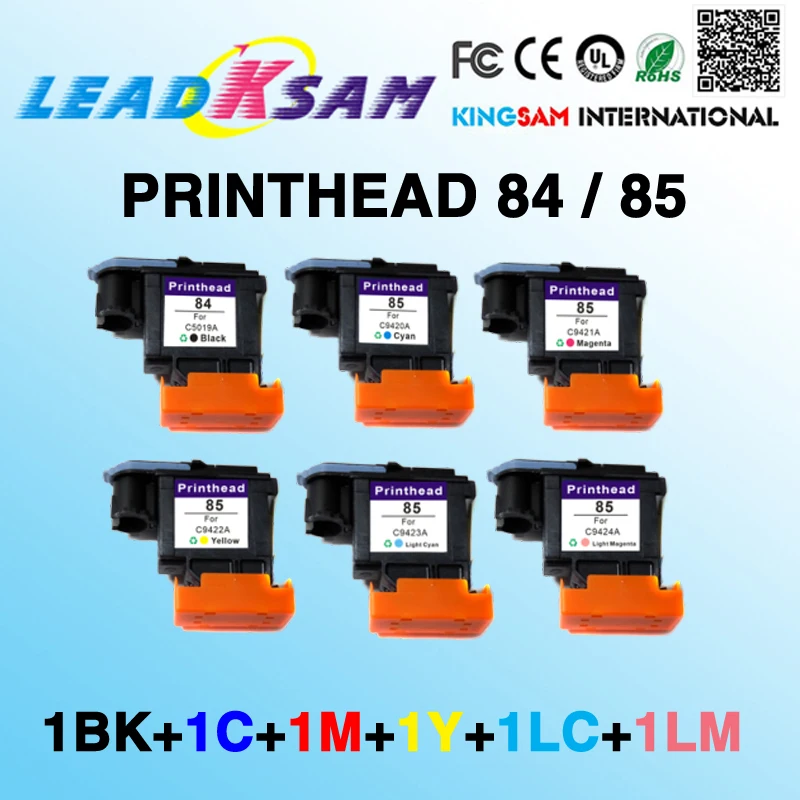 Печатающая головка 6x совместимая с hp84 для 85 C5019A C9420A C9421A C9422A C9423A C9424A сменная