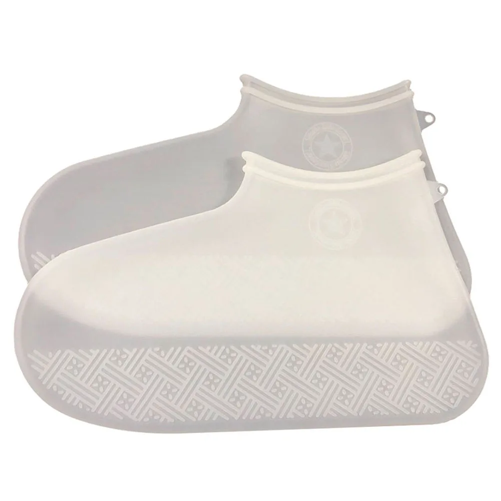 

Protector Non Slip Outdoor Hiking Rain Boots Durable Silicone Solid Washable Thicken Portable Waterproof Shoe Cover Reusable