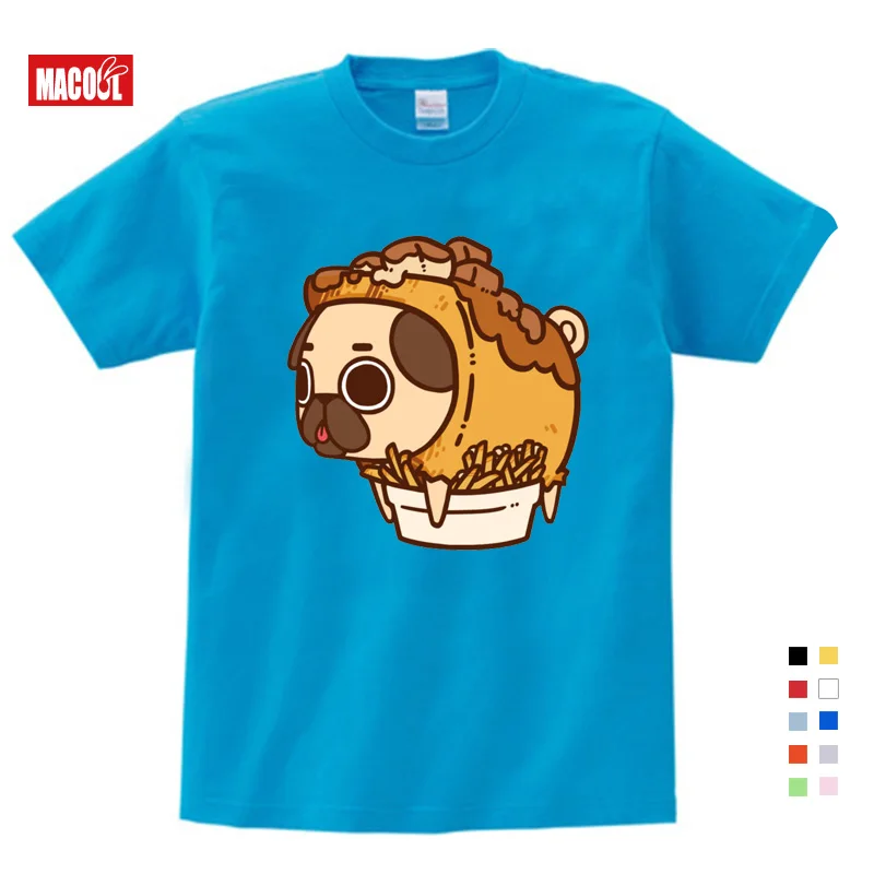 

Kids Boys Summer Clothes Flower Pot Dog Cartoon Printing T Shirt 3T-9T Boys Summer Clothes Short Blue Cotton T-shirts 3-15 Years