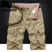 Толстые хлопковые брендовые шорты с карманами мужские летние военные рабочие полудлины комбинезон хаки армейский зеленый карго свободные моторные шорты