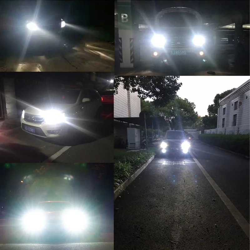 Новые 2 шт. Автомобильные фары LED mini H1 led 9012 H7 H11 H8 H9 9005 HB3 9006 HB4 противотуманные