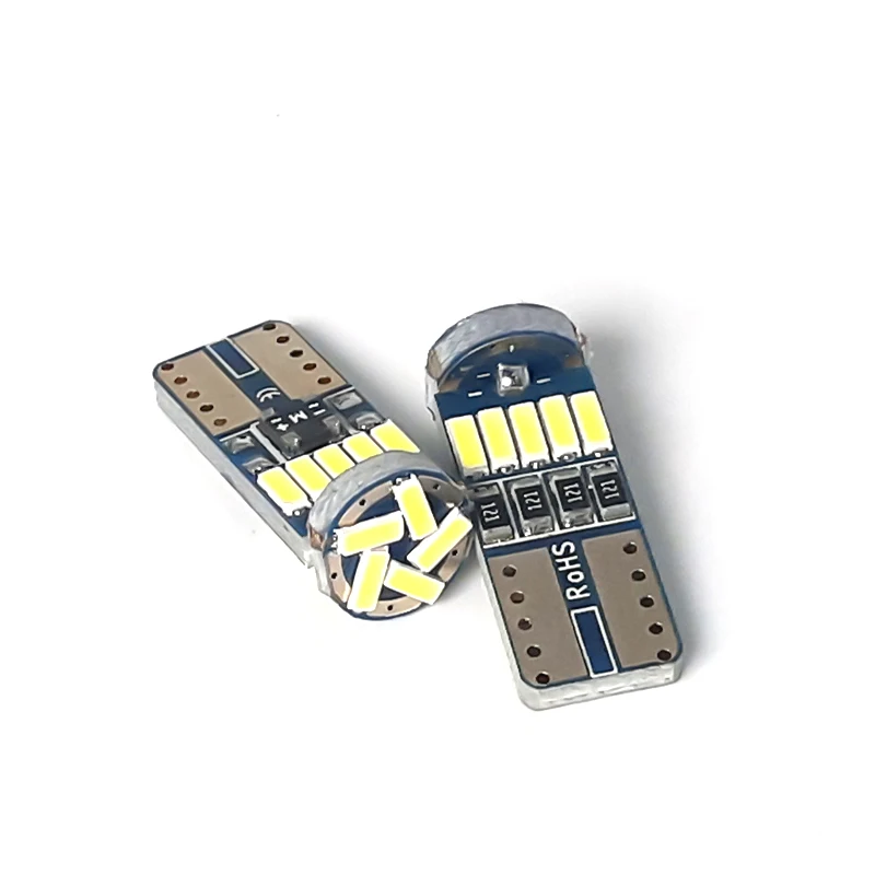 Супер яркие сигнальные лампы 10 Вт W16W светодиодные 4014SMD T15 Led Canbus для автомобильных