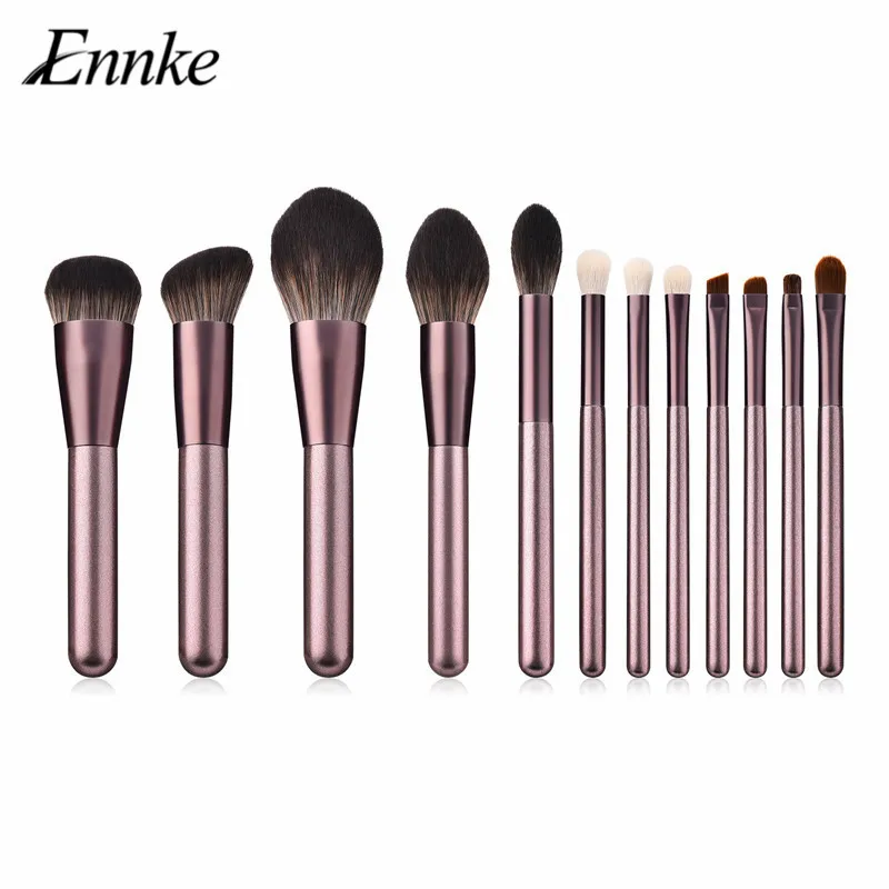 

ENNKE makeup brushes full function face and eye makeup powder foundation eyeshadow brush synthetic hair make up brush 12pcs/set