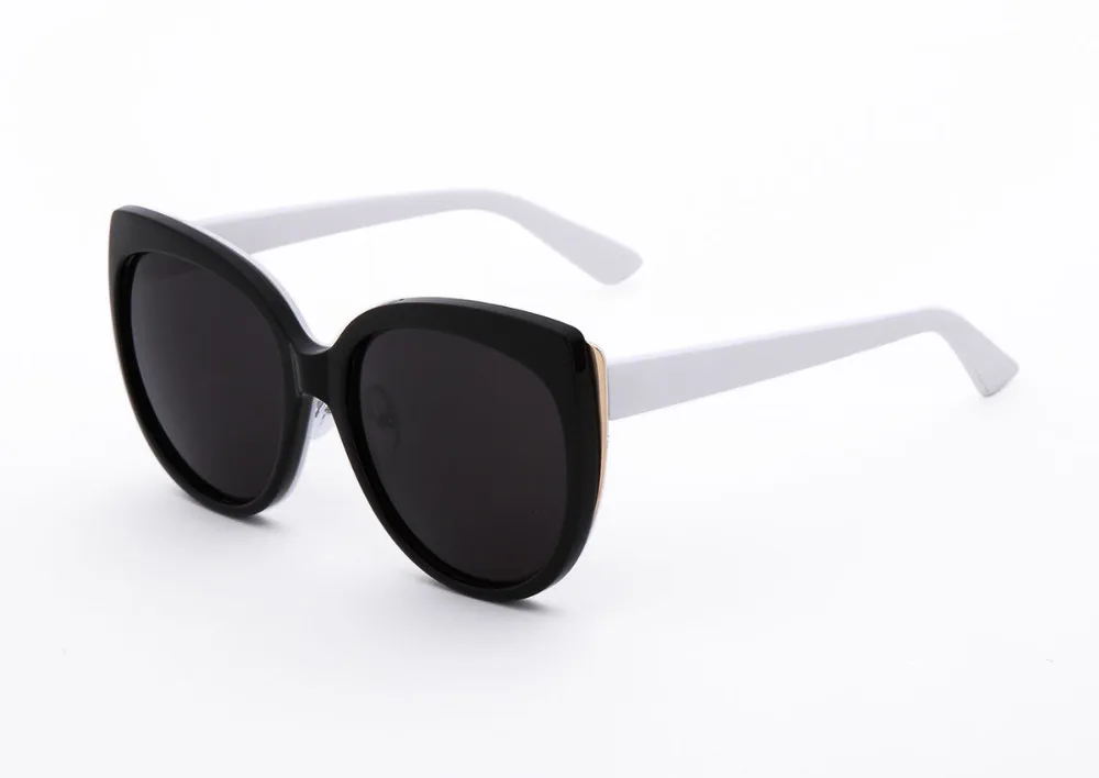 Огромная оправа кошачий глаз солнцезащитные очки женские брендовые дизайнерские УФ Защита Покрытие Солнцезащитные очки розовое зеркало