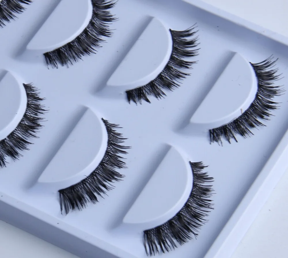 5 pairs New A 4 Natural Thick False Eyelashes Fake Eyelash Lashes