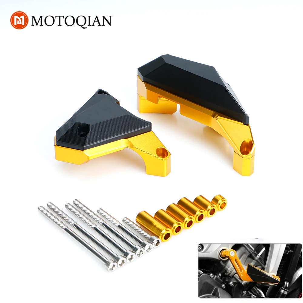 

For Yamaha MT07 25MM ABS Bumper Engine Protector Guard Crash Bar Block Anti-fall Cover Modified CNC Motorcycle Accessories