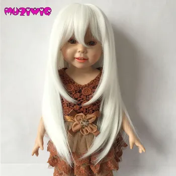 

Dolls Accessories Straight Wig for 18 inch American BJD SD Dolls Hair DIY Making & Repair Supplies Doll Wigs