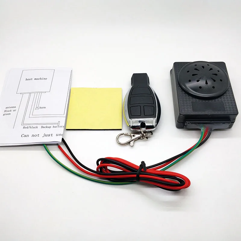 

Motorcycle Anti-theft Security Alarm System with Remote Control DC 12V Motorbike Bike Moto Scooter Motor Alarm System