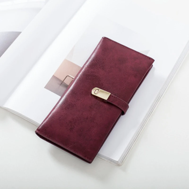 

Women's Wallet 2019 Ladies Fashion Long PU Leather Wallet Soft Wallet Multi-function Snap Wallet Female Bag Bag