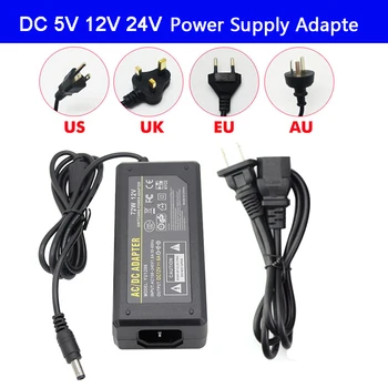 LED 어댑터 전원 공급 장치 DC5V / DC12V DC24V 1A 2A 3A 5A 7A 8A 10A, led 스트립 램프 조명 led 전원 드라이버 플러그