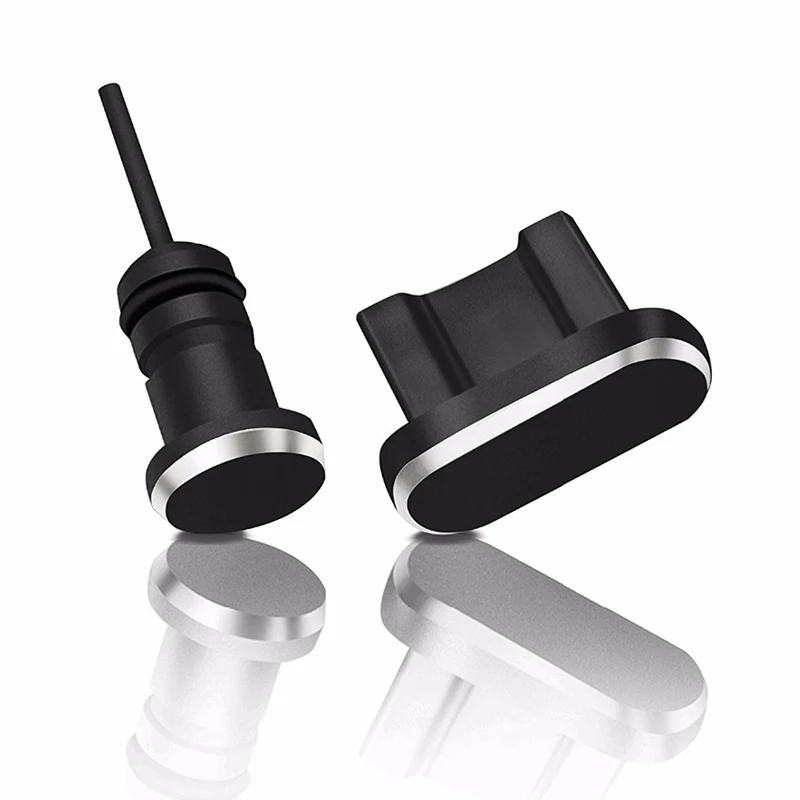 Металлическая Пылезащитная Заглушка с Micro USB портом для зарядки Android гаджет