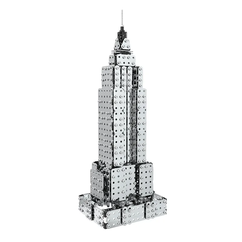 Sw-020DIY Empire State Building 1150 шт. небоскреб сплав собранные строительные блоки Развивающие игрушки