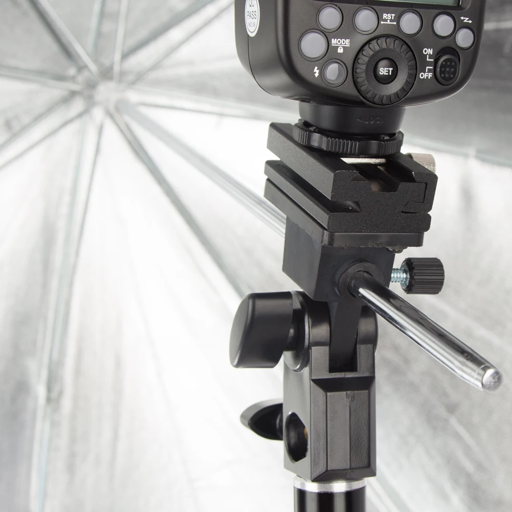 Godox Portable 95cm 37.5" Octagon Umbrella Softbox Honeycomb Grid Light Stand Hot Shoe Holder Bracket for Flash Speedlight