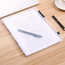 Портативный прозрачный пластиковый чехол для хранения документов формата А4, органайзер, контейнер для дома, офиса, школы, бизнеса