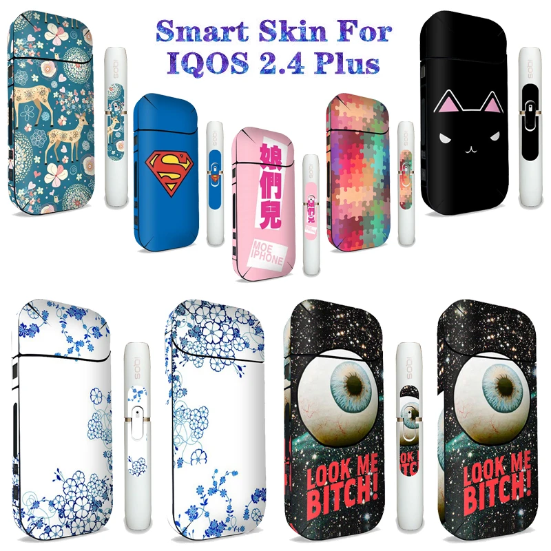 

Pattern 3M Printing Label Series PVC Material Antiscratch Decorative IQOS Stickers For IQOS 2.4 Plus Skin