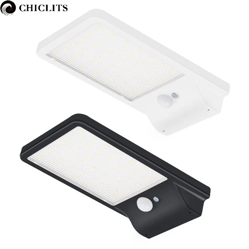 

42leds PIR Motion Sensor Solar Lamp Waterproof LED Solar Power Street Light Outdoor Garden Security Wall Solar Lights Cool White