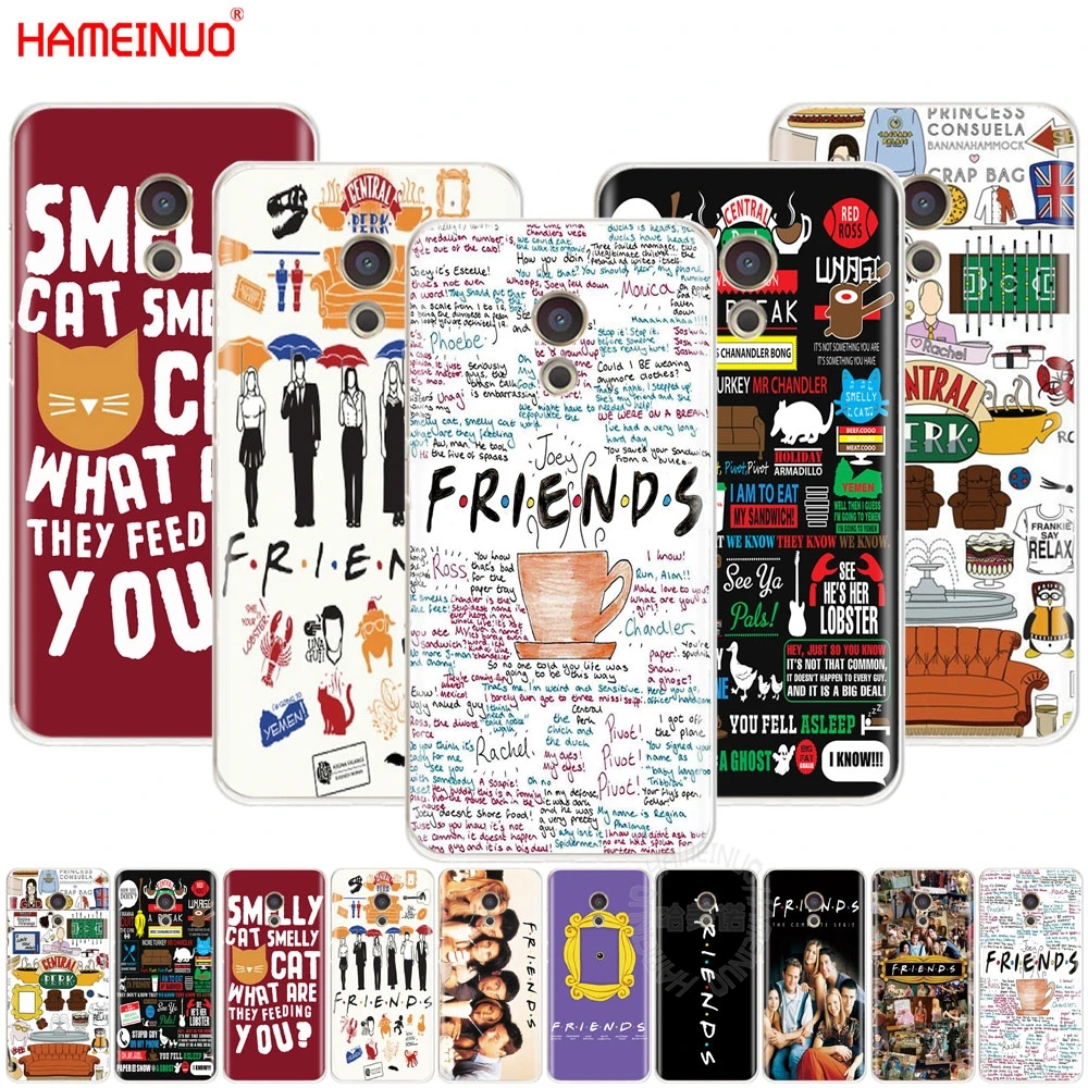 

HAMEINUO friends tv Cover phone Case for Meizu M6 M5 M5S M2 M3 M3S MX4 MX5 MX6 PRO 6 5 U10 U20 note plus