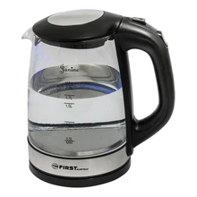 Чайник электрический FIRST 5406-6(Мощность 2200 Вт, объем 2 л, стеклянный корпус, подсветка, подставка 360°