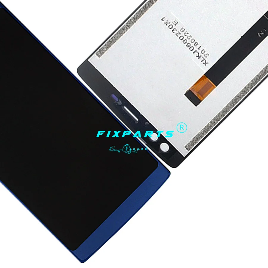 Tela de Toque para 6.0 Doogee Display Digitador Assembléia bl 12000 Doogee Pro Preto - Azul Peças Reposição Bl12000 Lcd 6 LCDs de celular