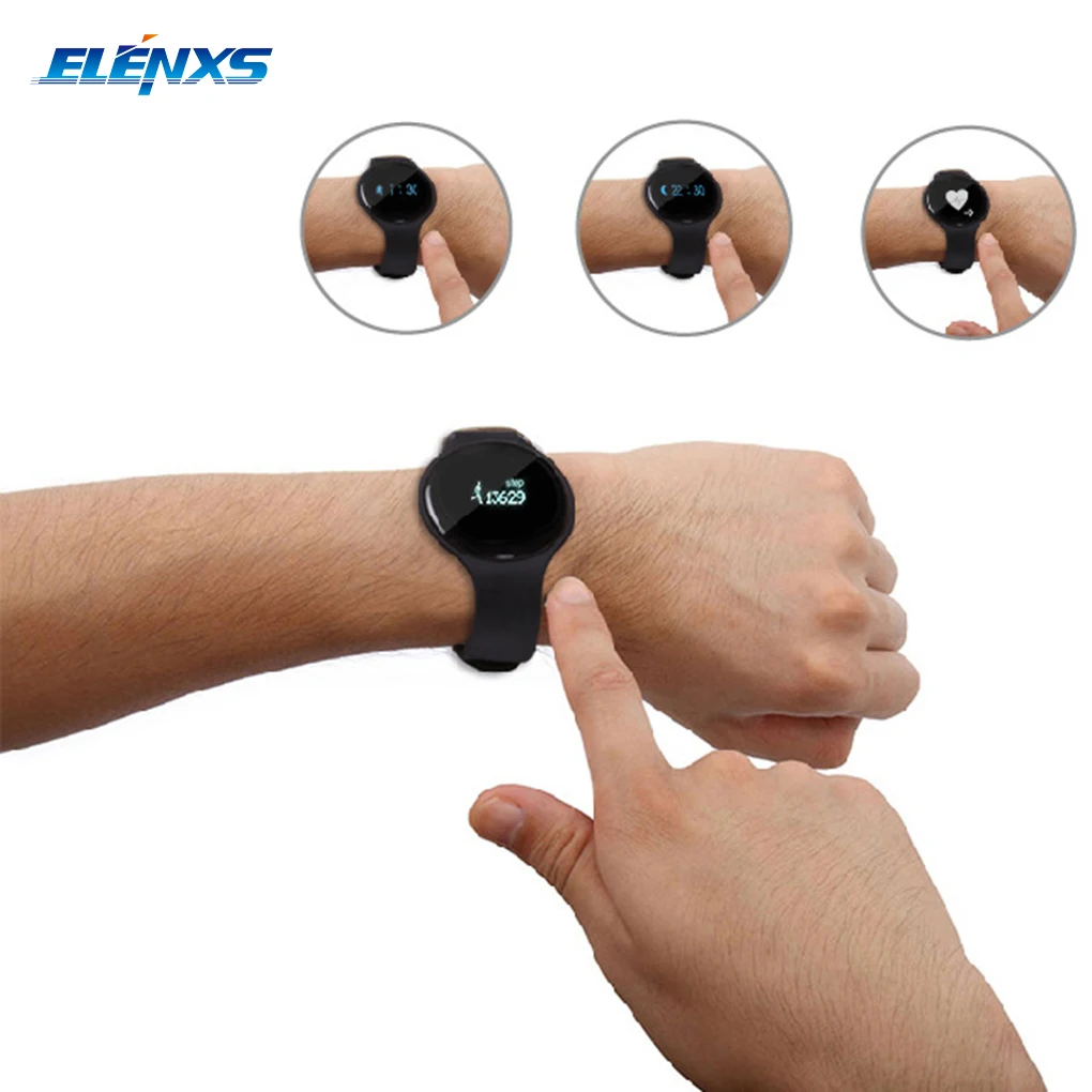 H8 Bluetooth Wristbands Health Monitoring For Android IOS Smartphones Alert Smart Bracelet Heart Rate Wristwatch