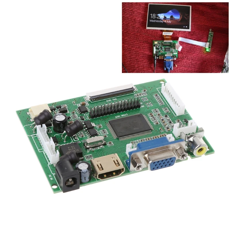

AT070TN90/92/94 7inch VGA 50pin LCD Driver Board LCD TTL LVDS Controller Board
