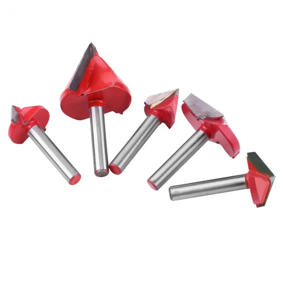 

1pc Tungsten Steel CNC Router Bit Sharp V-Groove Milling Cutters For Wood Cutting Tool 6mm Shaft ferramentas