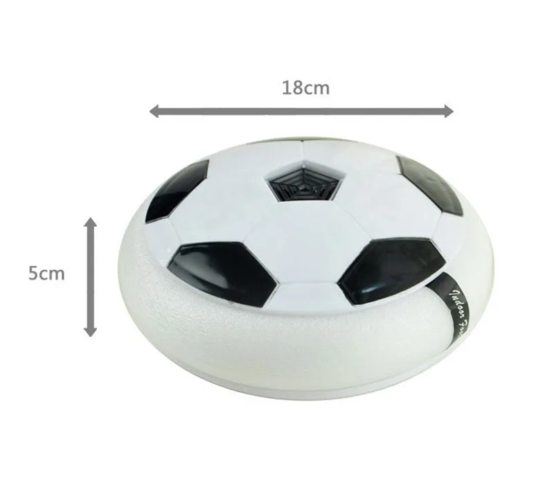 18cm LED Light Flashing Arrival Air Power Soccer Ball Disc Indoor Football Toy In box Multi-surface Hovering Gliding boys Toys