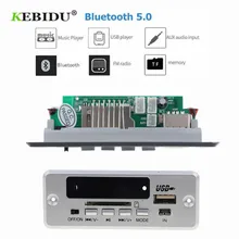 KEBIDU Bluetooth 5,0 MP3 декодирующая плата модуль беспроводной Автомобильный USB MP3-плеер TF слот для карт/USB/FM/пульт с декодером Модуль платы(China)